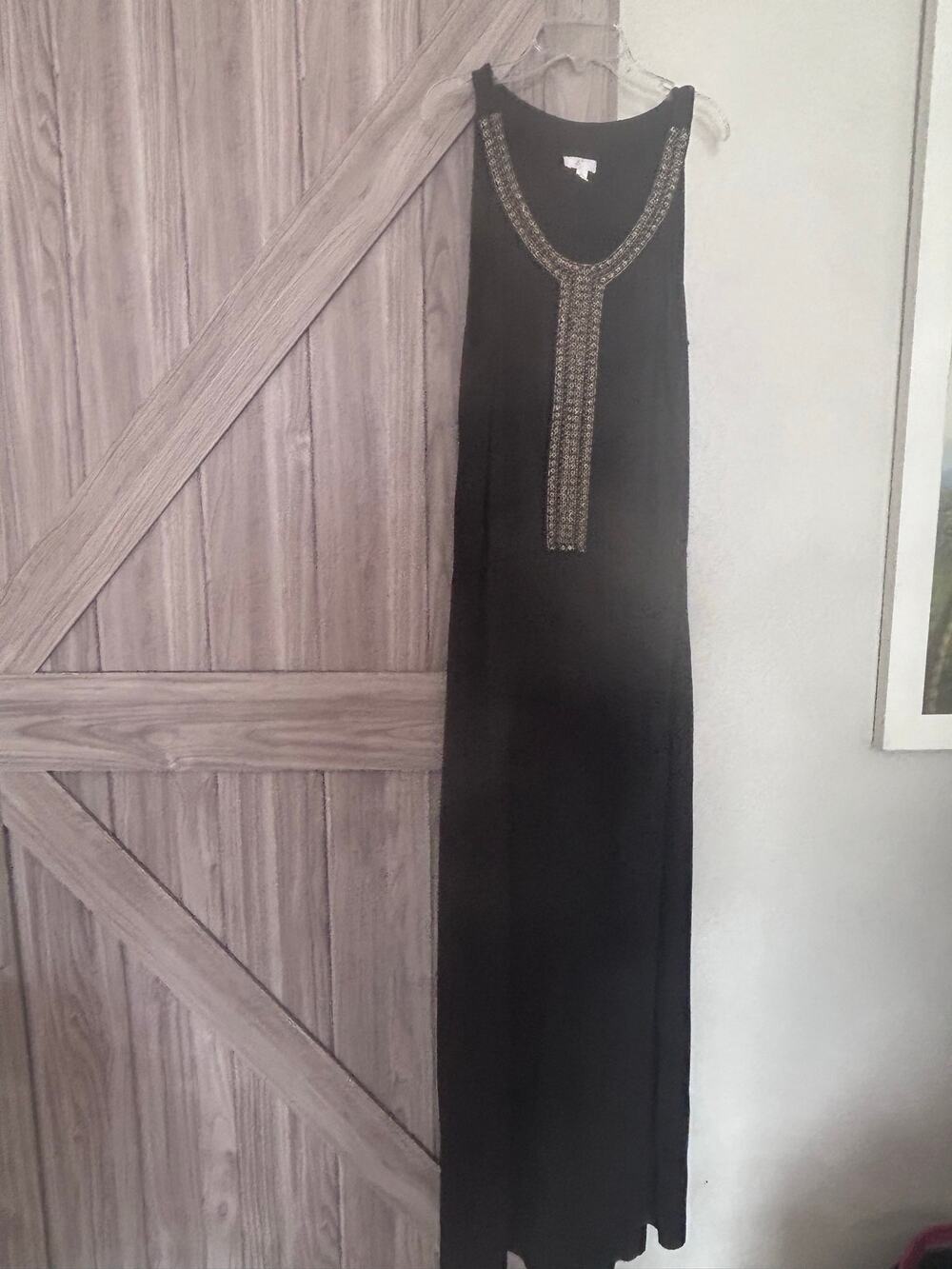 Charming Charlie sleeveless black maxi dress XL